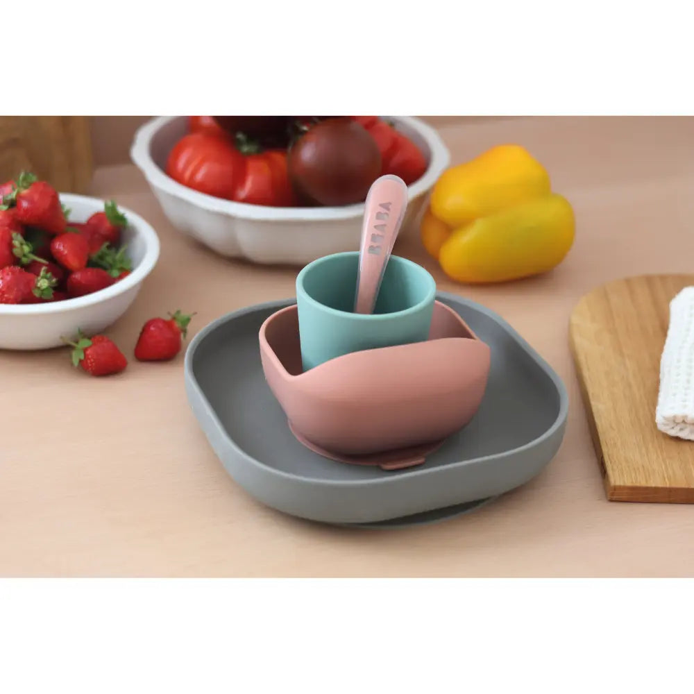 Beaba Silicone Meal Set (4 Pcs)