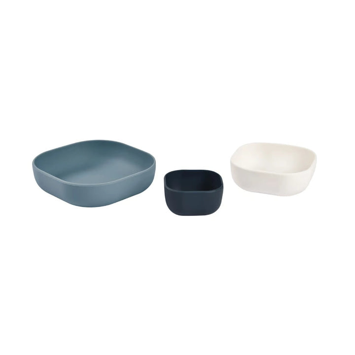 Beaba Set of 3 Silicone Stackable Bowls