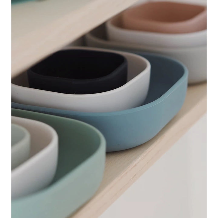 Beaba Set of 3 Silicone Stackable Bowls