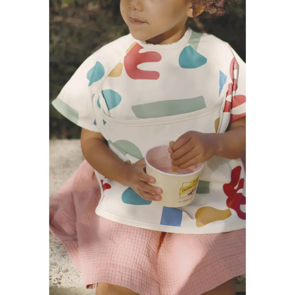 Beaba 2-in-1 Bib with Removable Sleeves