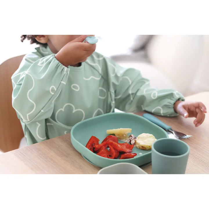 Beaba 2-in-1 Bib with Removable Sleeves
