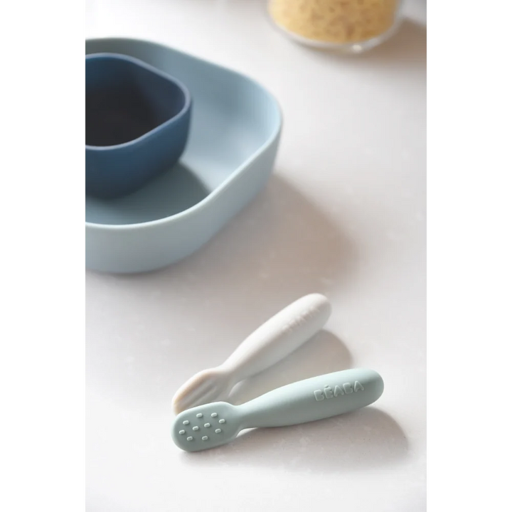 Beaba Set of 2 Silicone Pre-Feeding Spoons