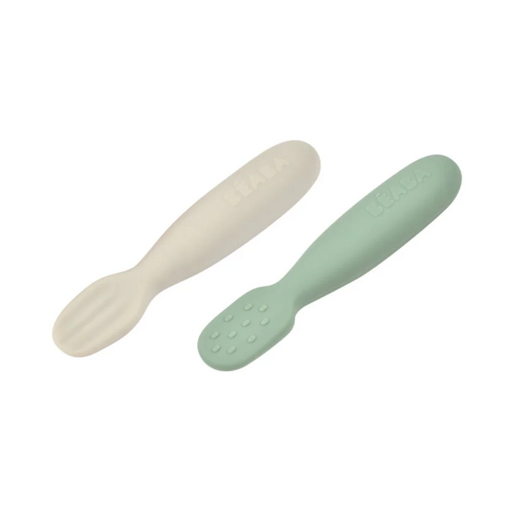 Beaba Set of 2 Silicone Pre-Feeding Spoons