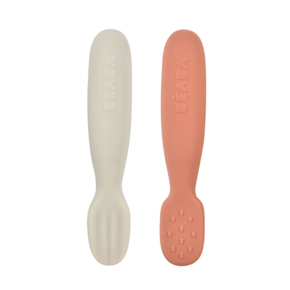 Beaba Set of 2 Silicone Pre-Feeding Spoons