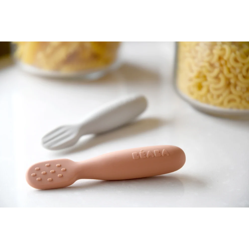 Beaba Set of 2 Silicone Pre-Feeding Spoons