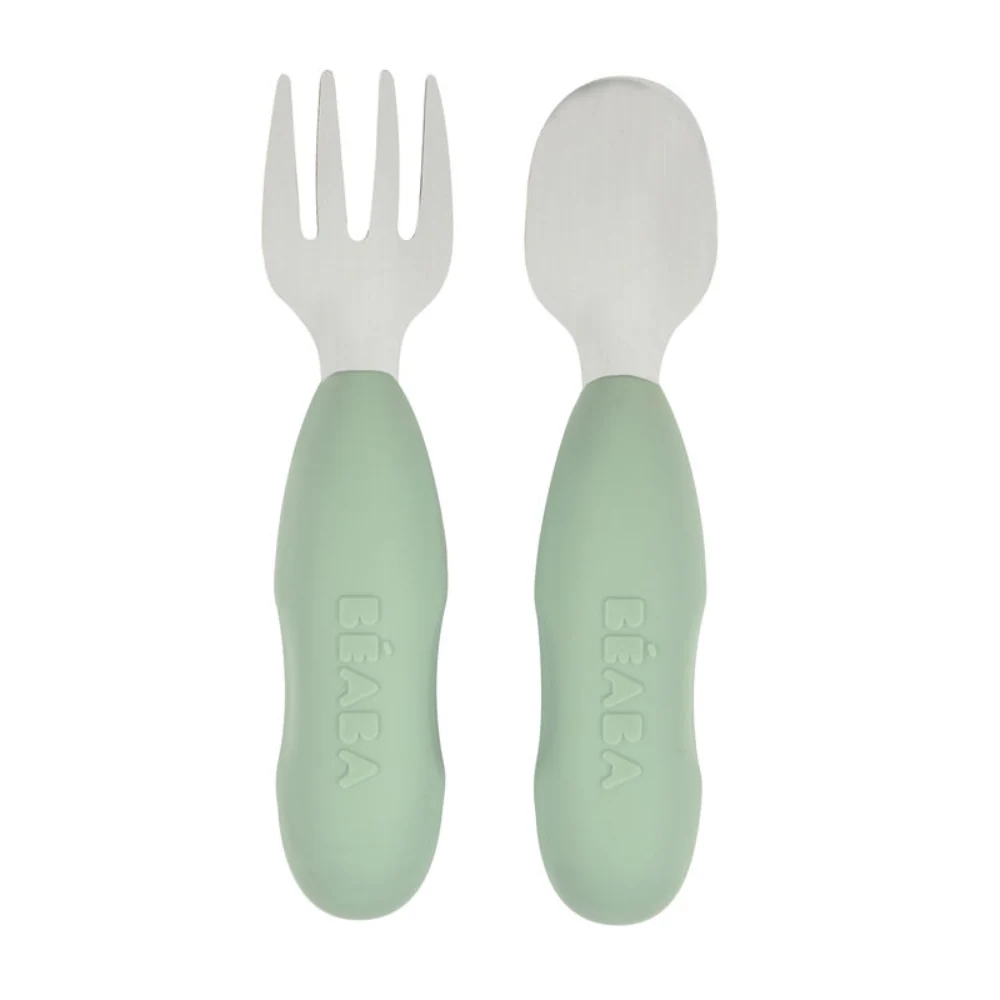 Beaba Stainless Steel Pre-Cutlery - Set of 2