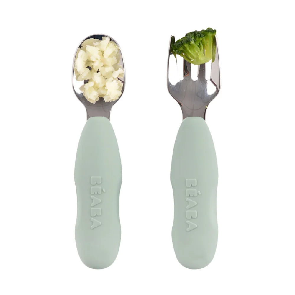 Beaba Stainless Steel Pre-Cutlery - Set of 2