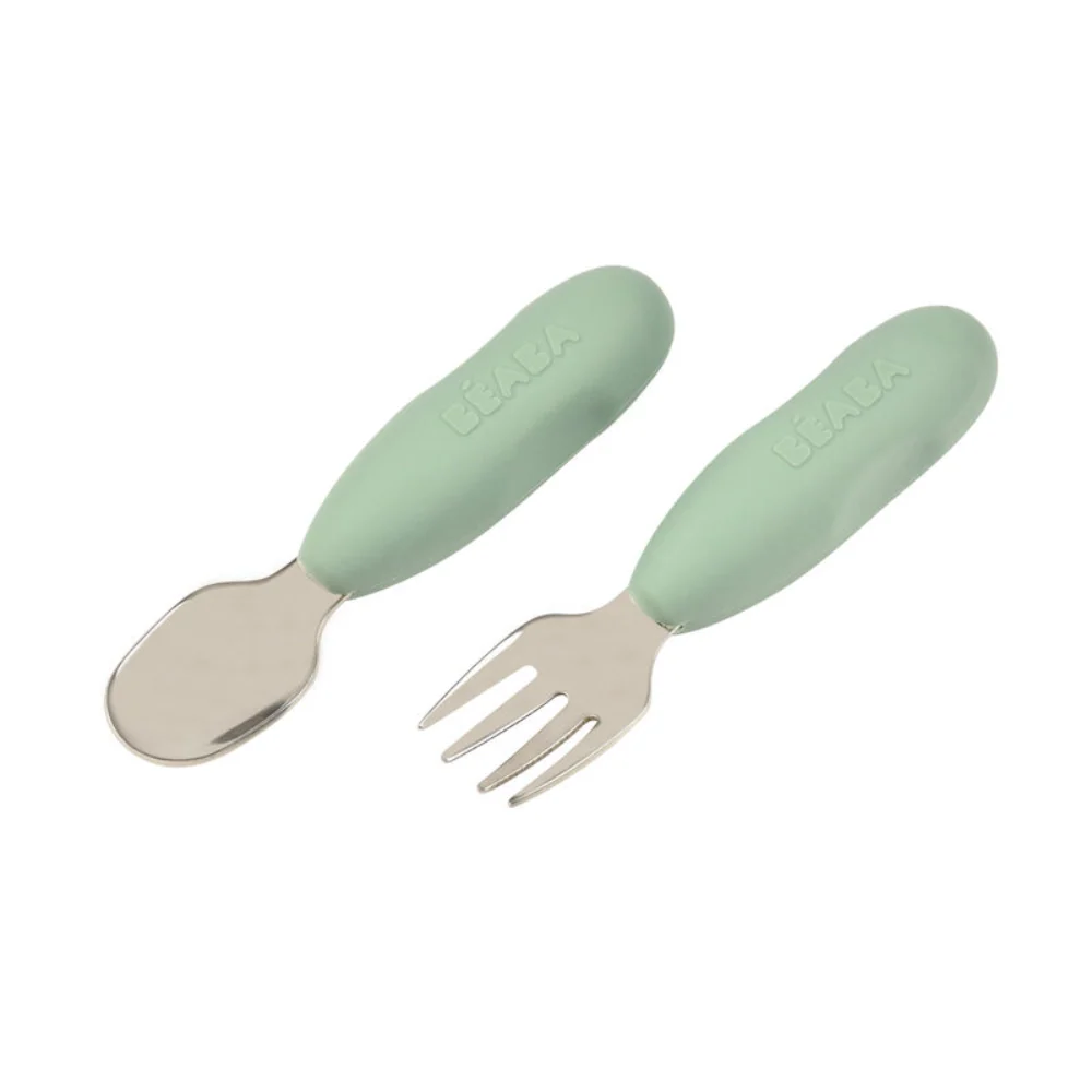 Beaba Stainless Steel Pre-Cutlery - Set of 2