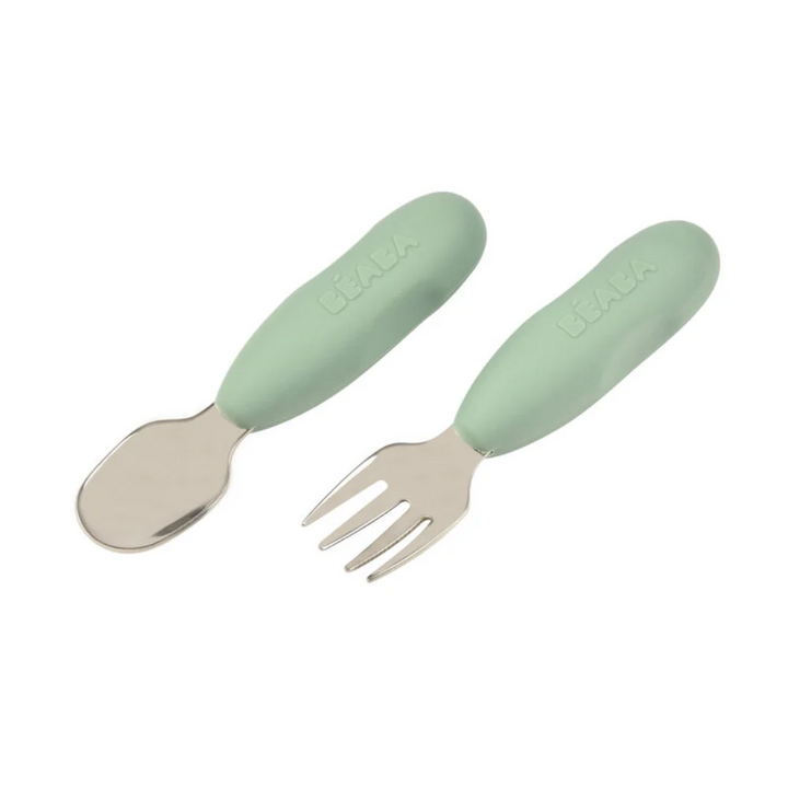 Beaba Stainless Steel Pre-Cutlery - Set of 2