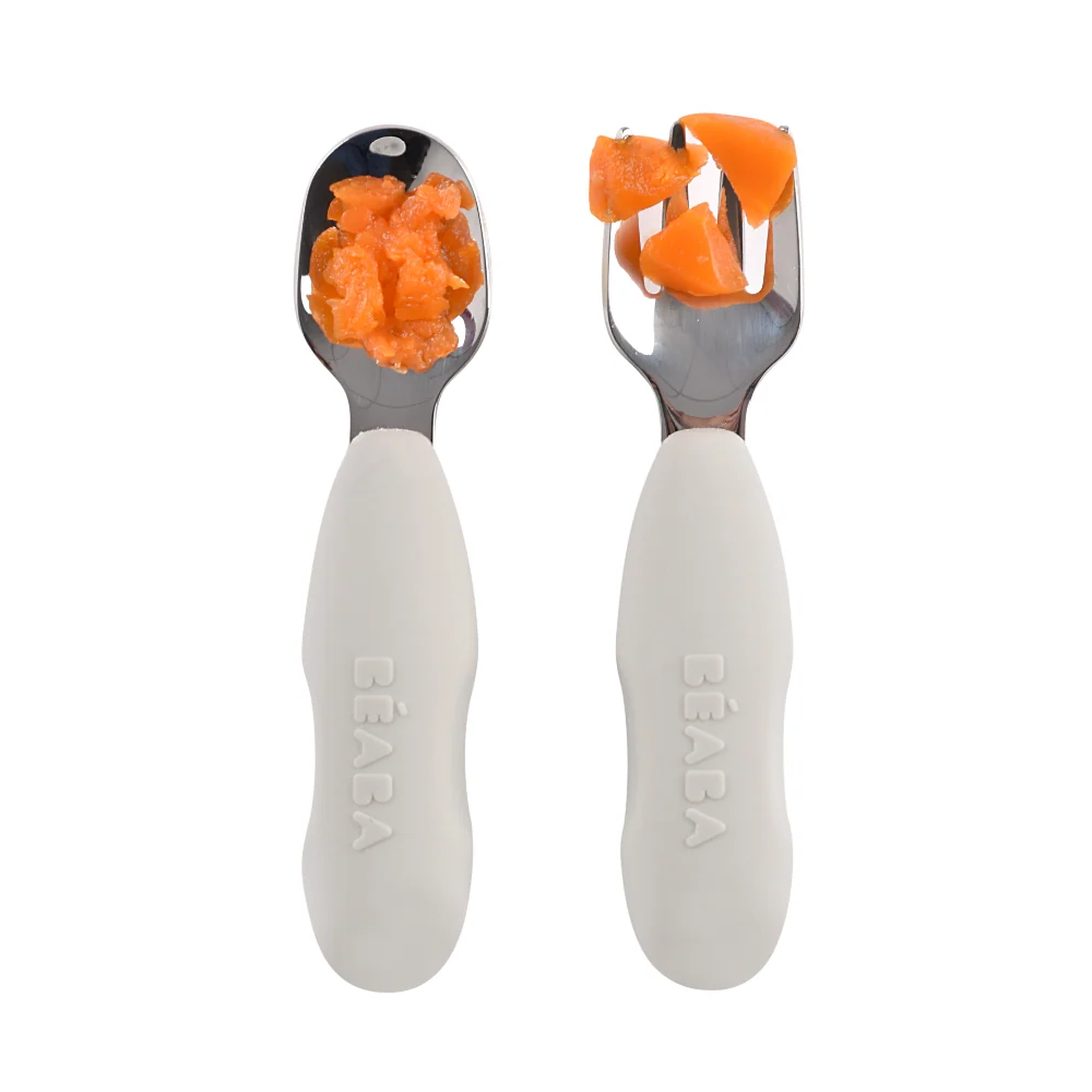 Beaba Stainless Steel Pre-Cutlery - Set of 2