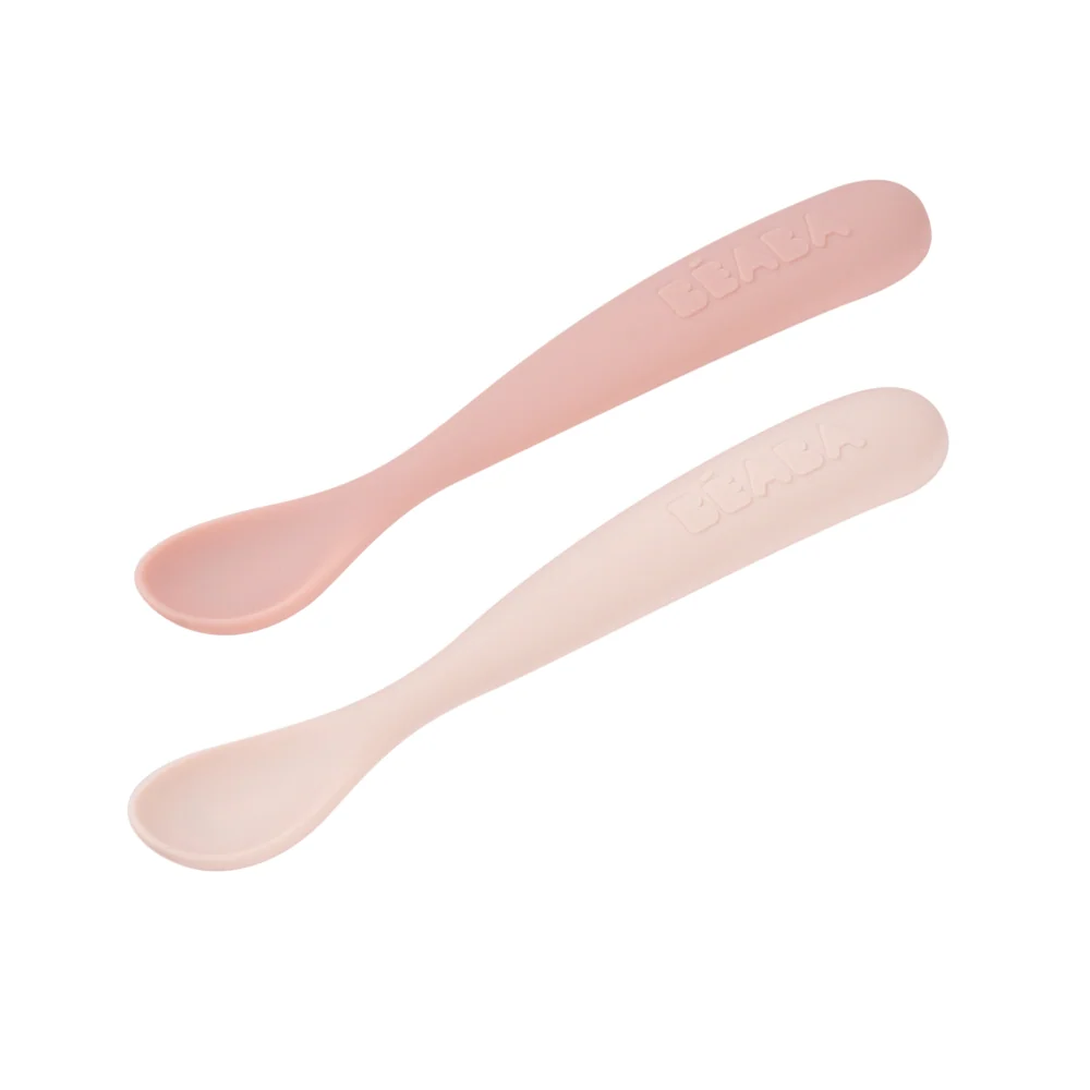 Beaba 1st Stage Soft Silicone Spoon - Set of 2