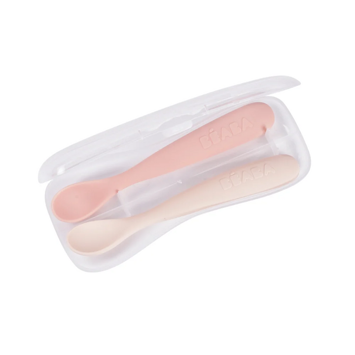 Beaba 1st Stage Soft Silicone Spoon - Set of 2