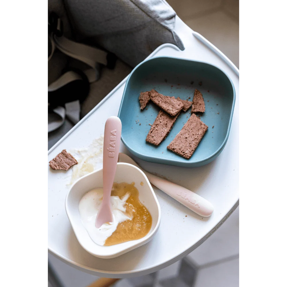 Beaba 1st Stage Soft Silicone Spoon - Set of 2
