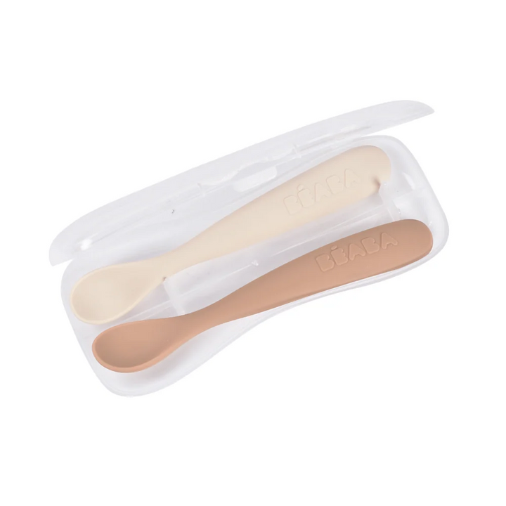 Beaba 1st Stage Soft Silicone Spoon - Set of 2