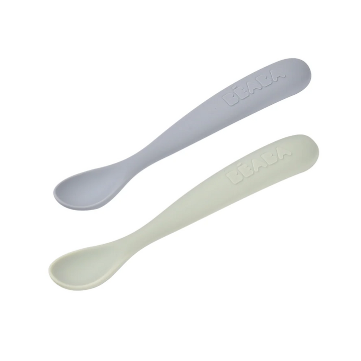 Beaba 1st Stage Soft Silicone Spoon - Set of 2
