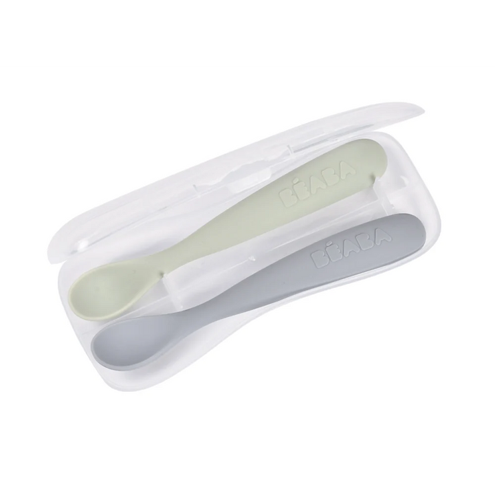 Beaba 1st Stage Soft Silicone Spoon - Set of 2