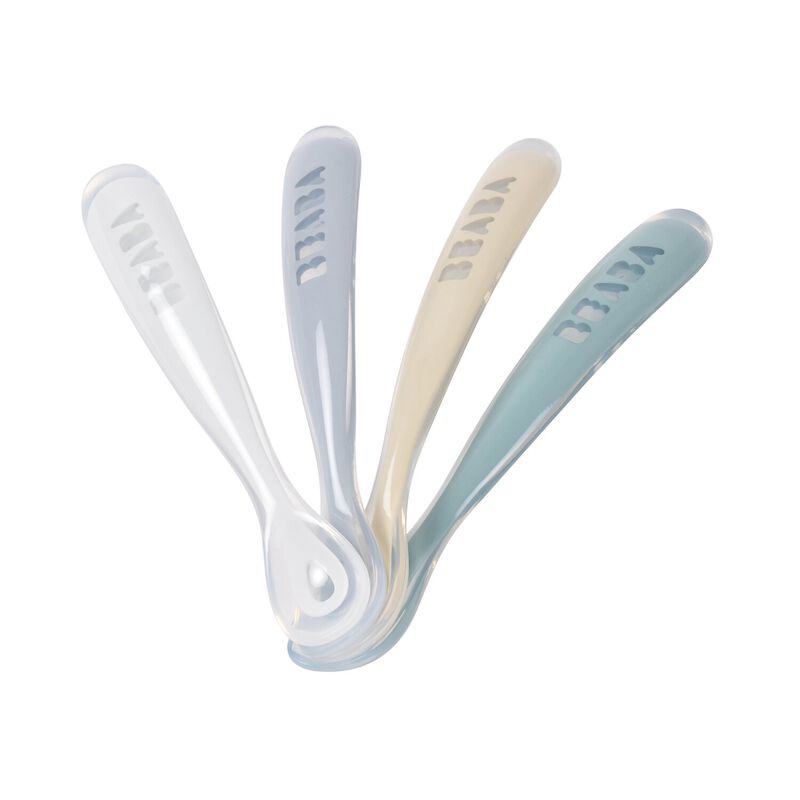 Beaba 1st Stage Silicone Spoons - Set of 4