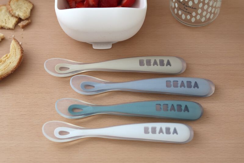 Beaba 1st Stage Silicone Spoons - Set of 4
