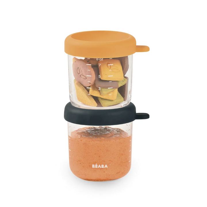 Beaba Glass Conservation Jars - Set of 2 (250ml)