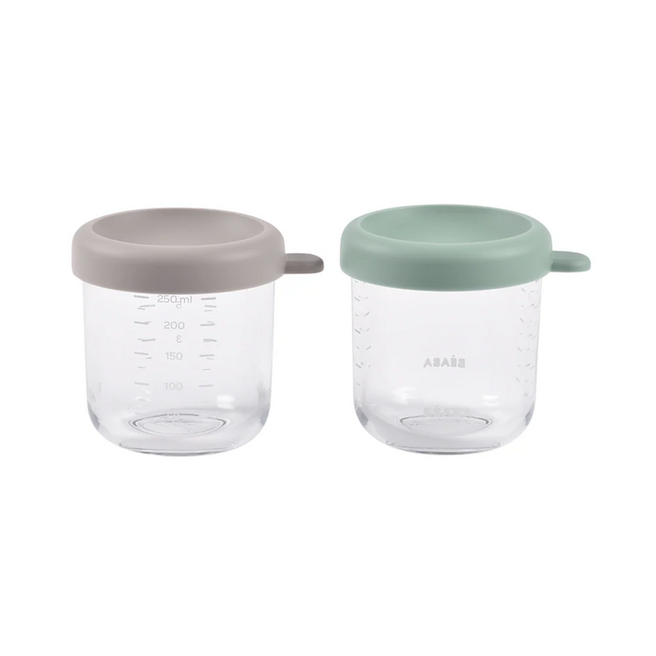 Beaba Glass Conservation Jars - Set of 2 (250ml)