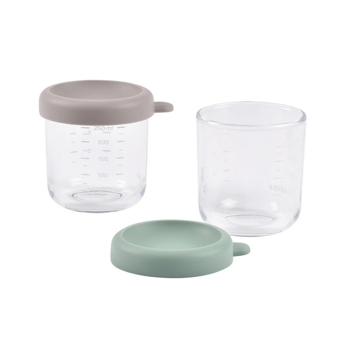 Beaba Glass Conservation Jars - Set of 2 (250ml)
