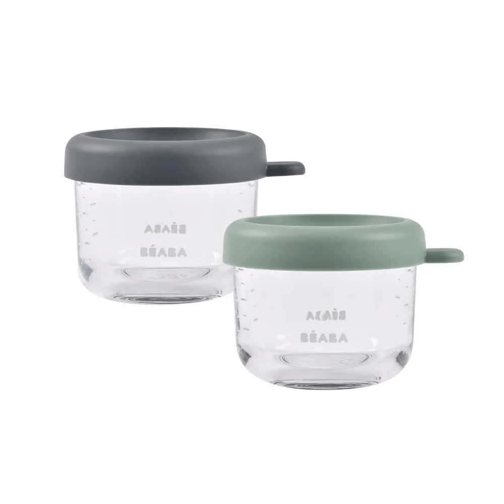 Beaba Glass Conservation Jars - Set of 2 (150ml)