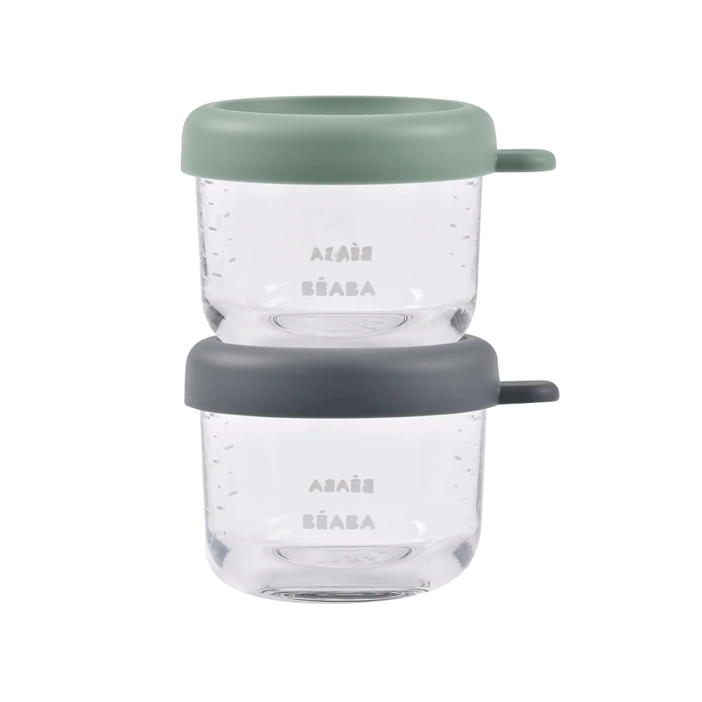 Beaba Glass Conservation Jars - Set of 2 (150ml)