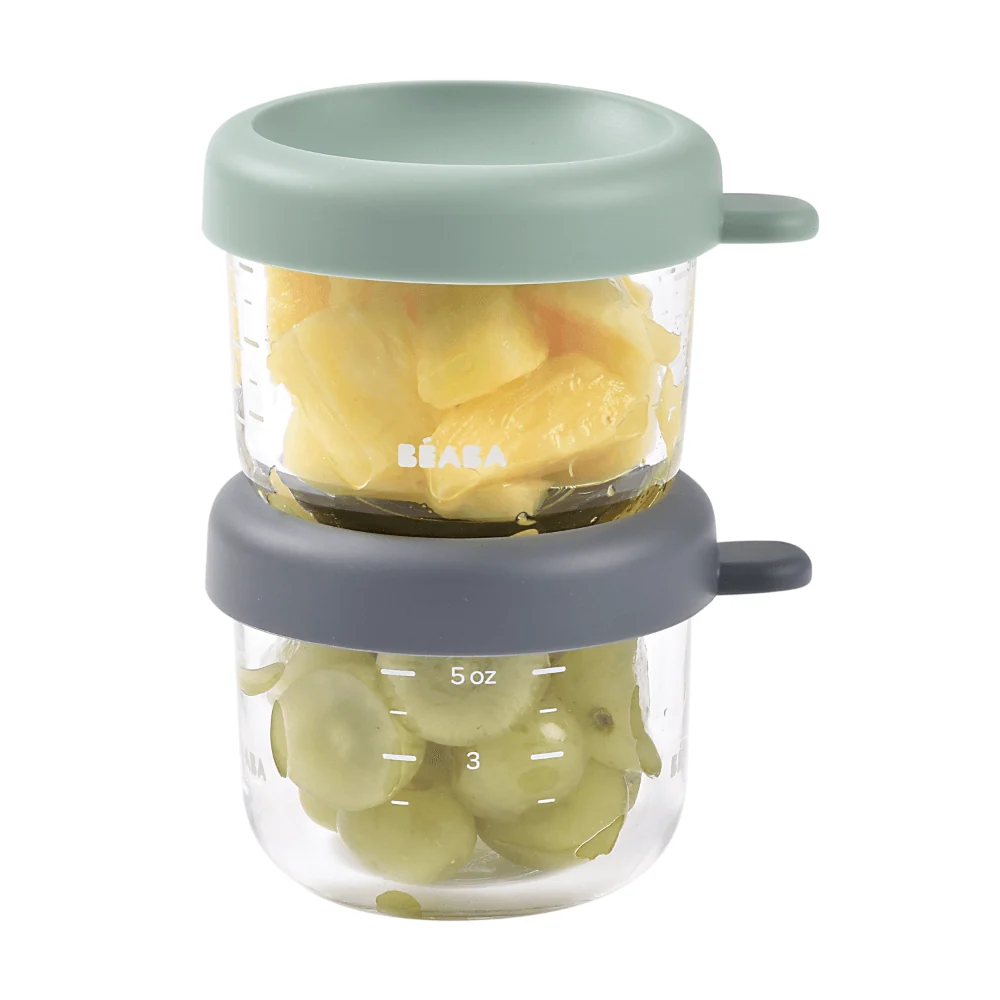 Beaba Glass Conservation Jars - Set of 2 (150ml)