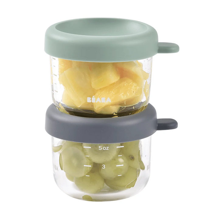 Beaba Glass Conservation Jars - Set of 2 (150ml)
