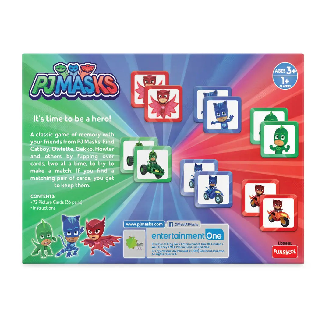 PJ Masks Memory Game