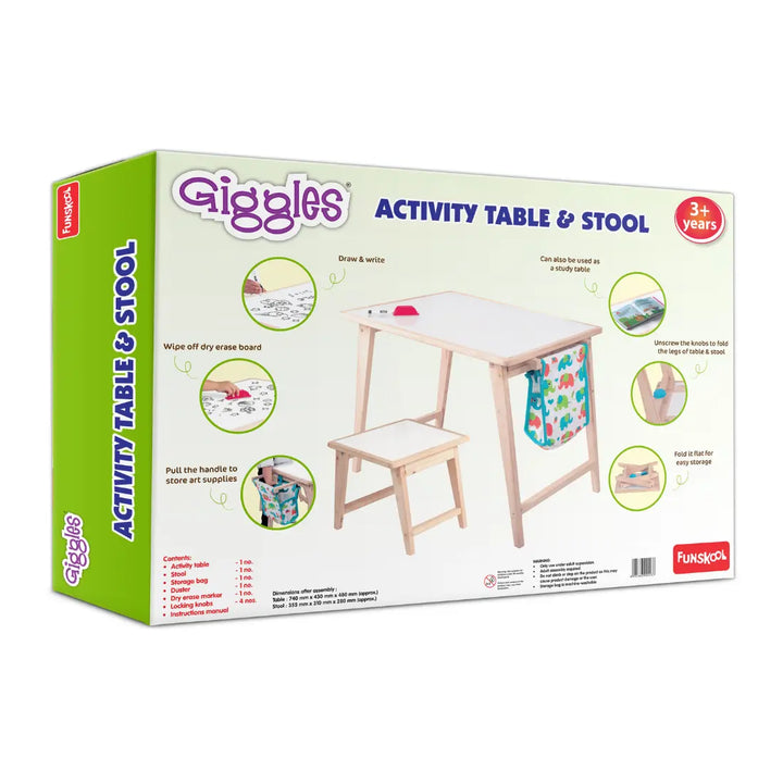 Giggles Activity Table & Stool