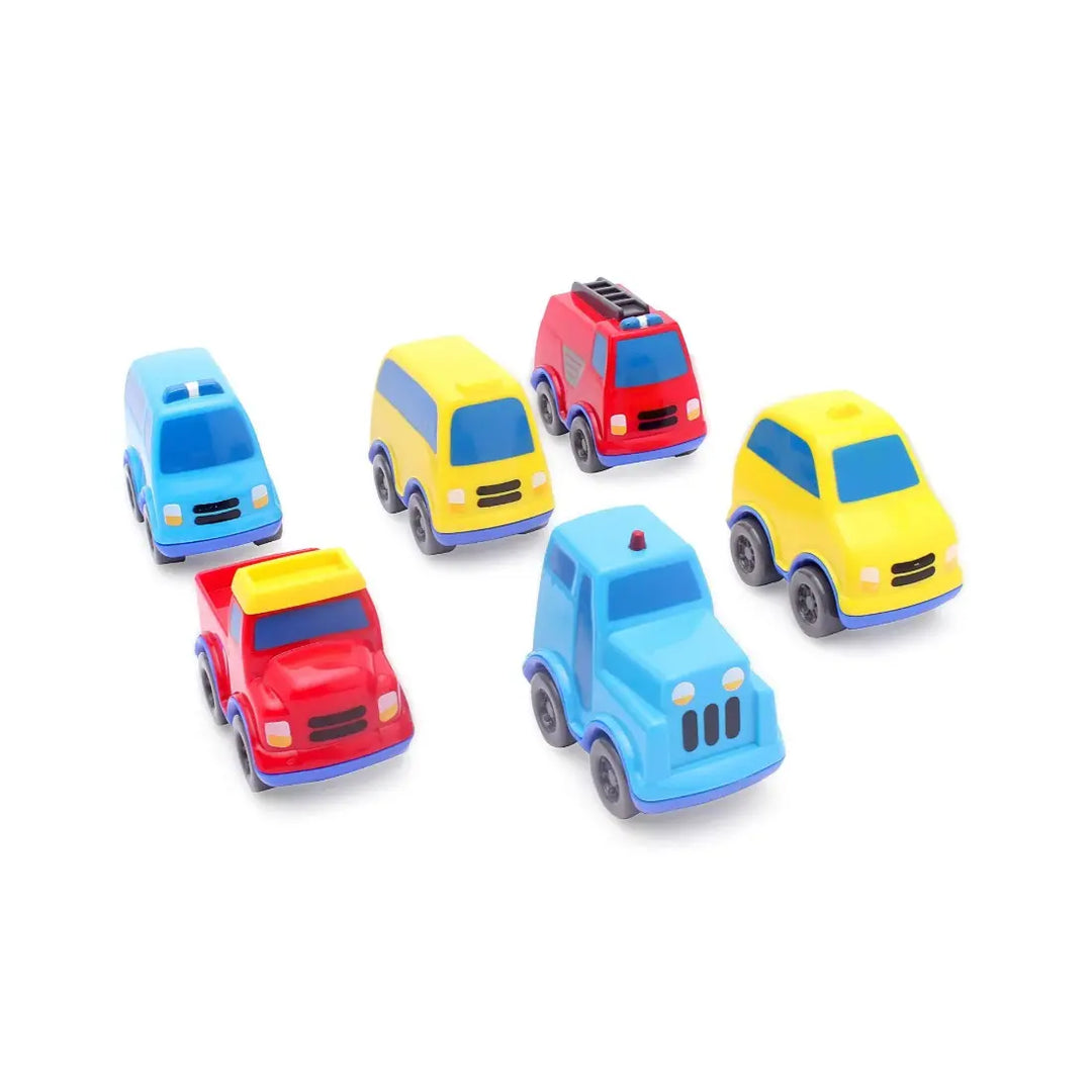 Giggles Mini Vehicles - City Series Gift Pack of 6