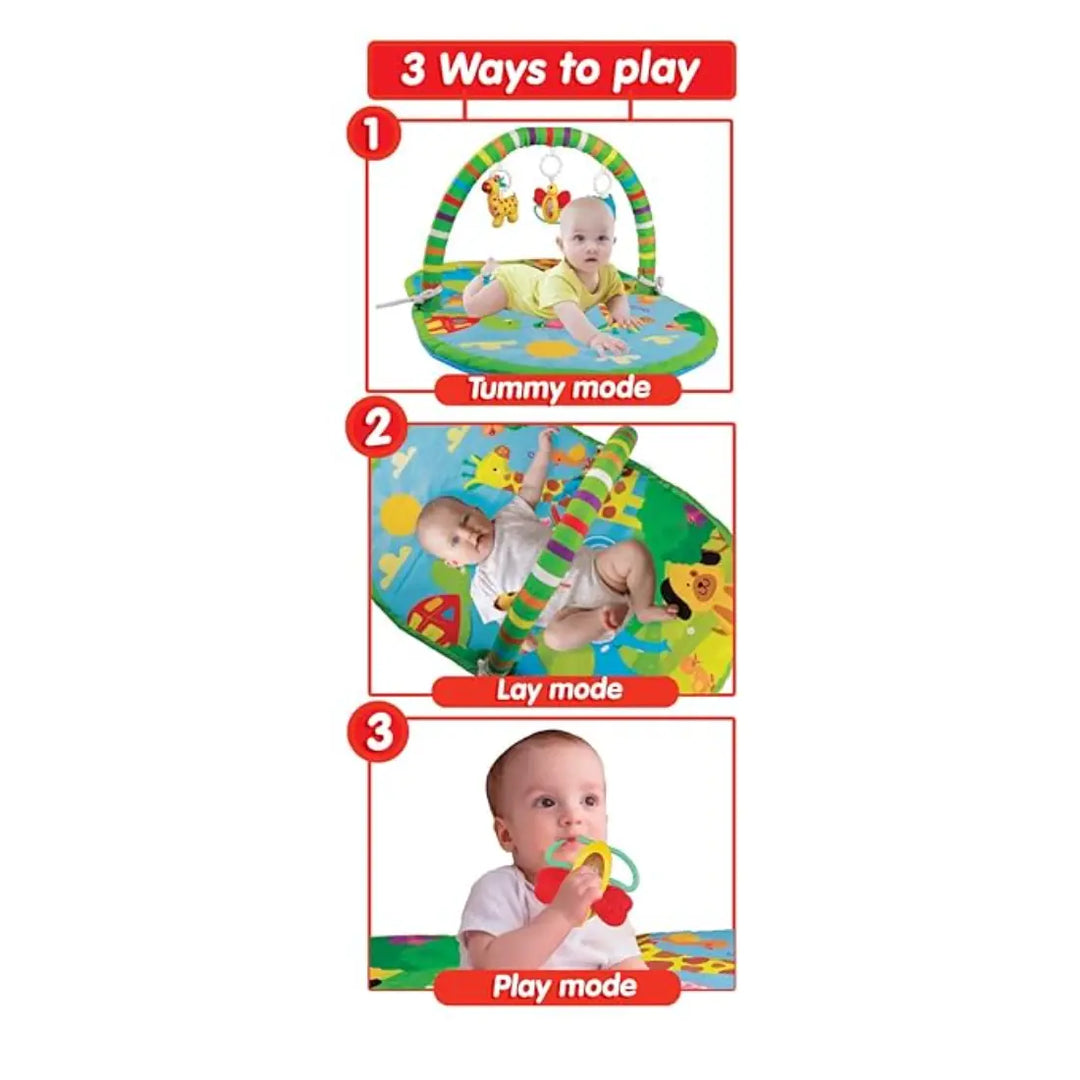 Giggles 3 In 1 Deluxe Playgym (Green)