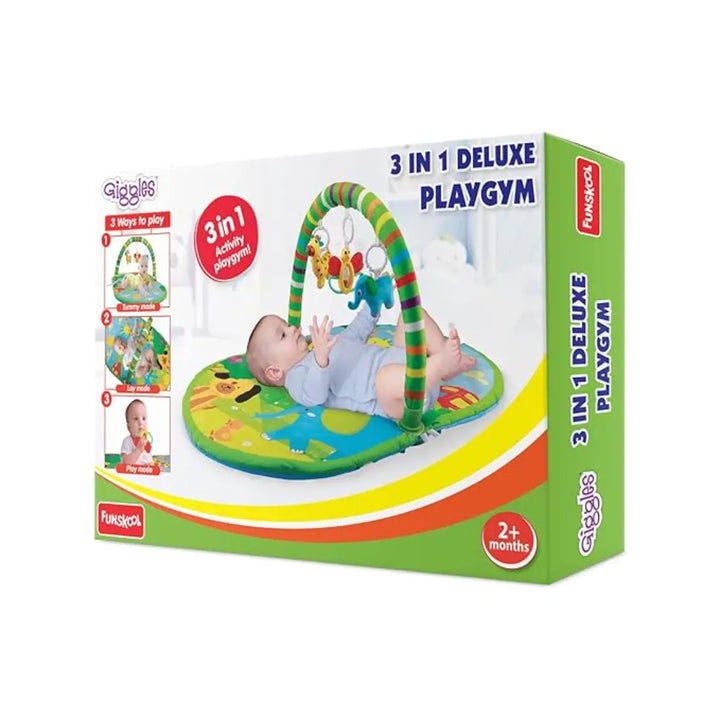 Giggles 3 In 1 Deluxe Playgym (Green)