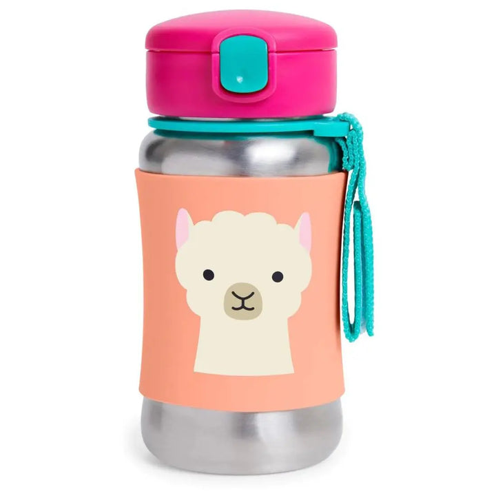 Skip Hop Zoo Stainless Steel Sports Bottle (Llama)