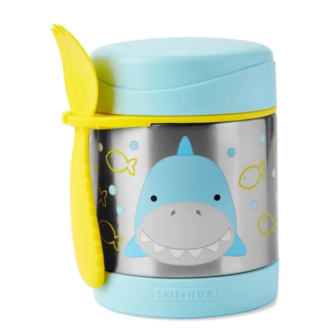 Skip Hop Zoo Insulated Little Kid Food Jar (Shark)