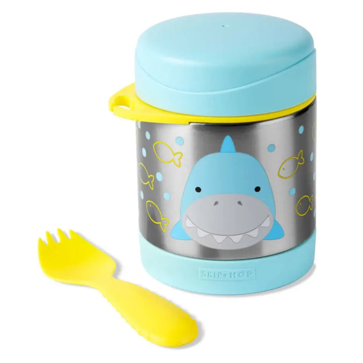 Skip Hop Zoo Insulated Little Kid Food Jar (Shark)