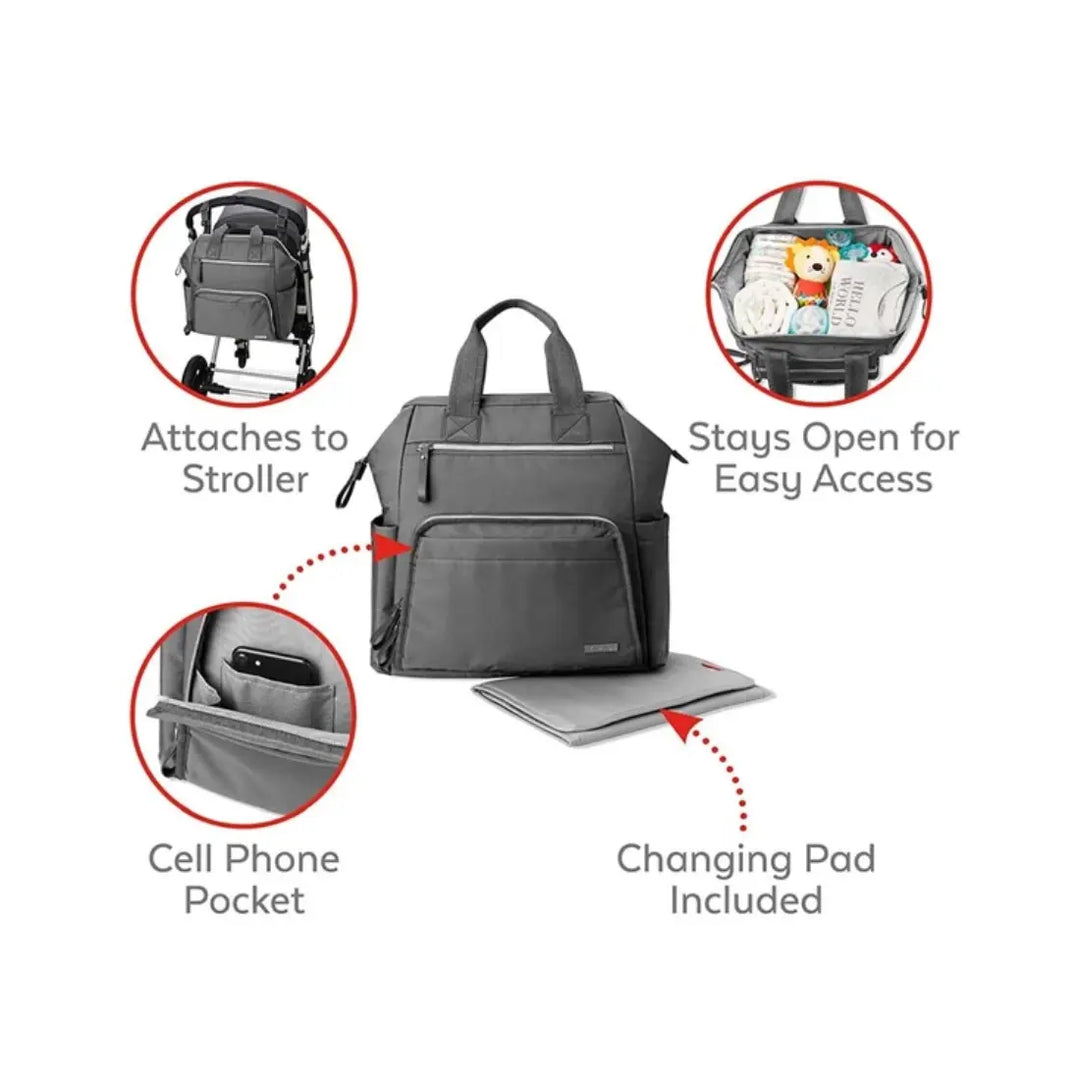 Skip Hop Mainframe Backpack (Charcoal)