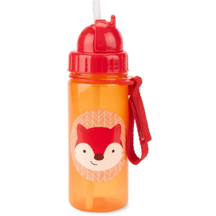 Skip Hop Zoo Straw Bottle (Fox)