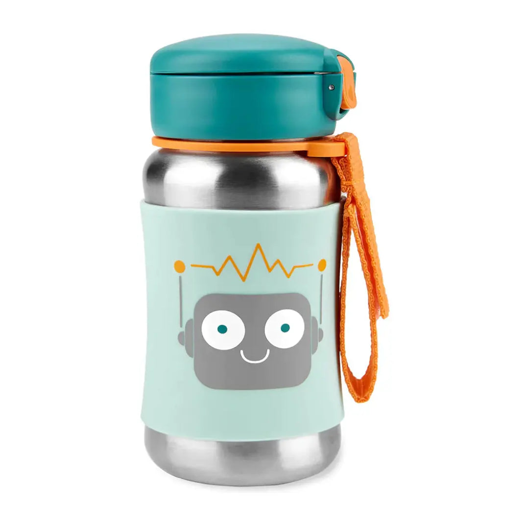 Skip Hop Spark Style Stainless Steel Bottle (Robot)