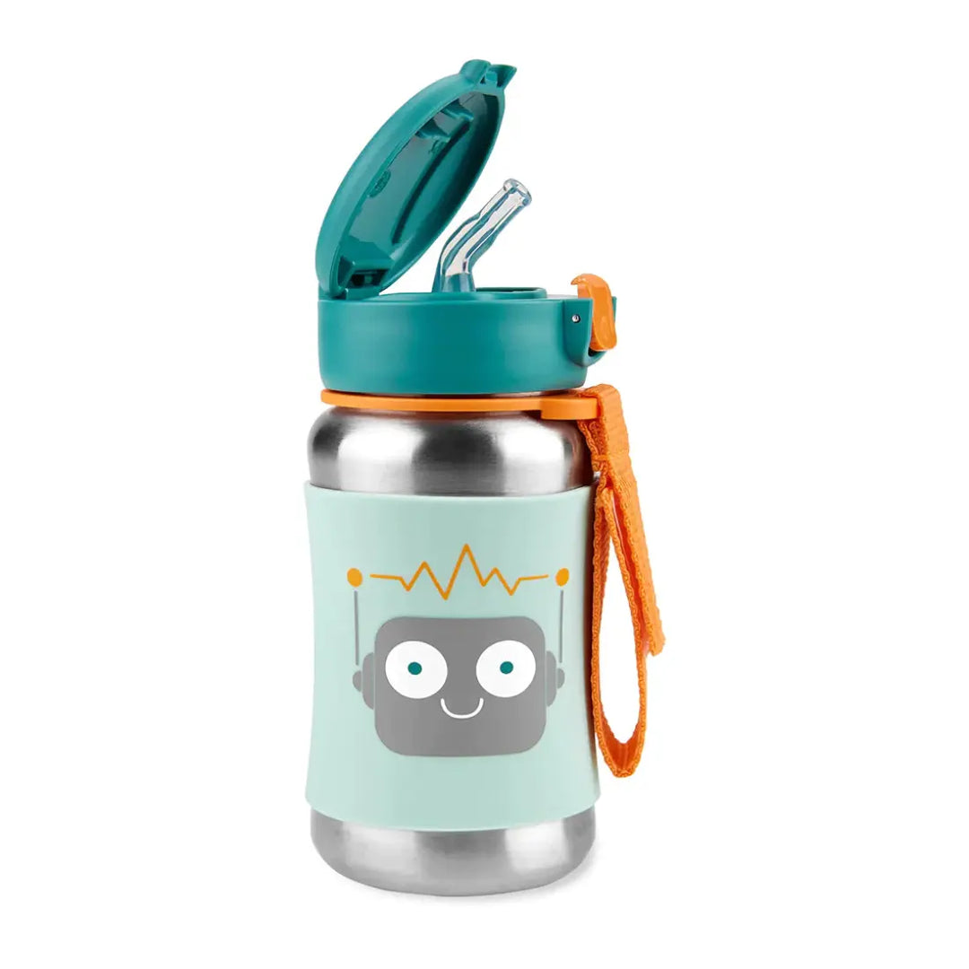 Skip Hop Spark Style Stainless Steel Bottle (Robot)