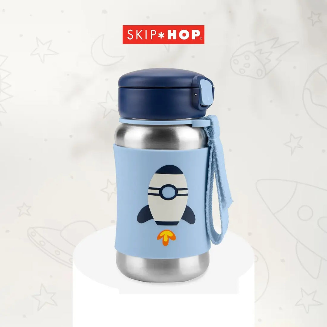 Skip Hop Spark Style Stainless Steel Bottle (Rocket)