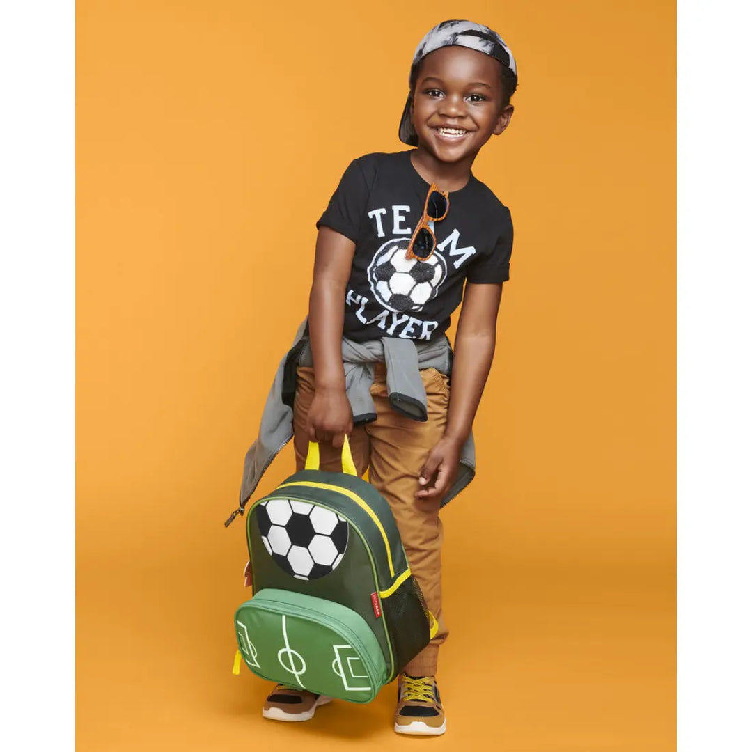 Skip Hop Spark Style Little Kid Backpack (Soccer Football)