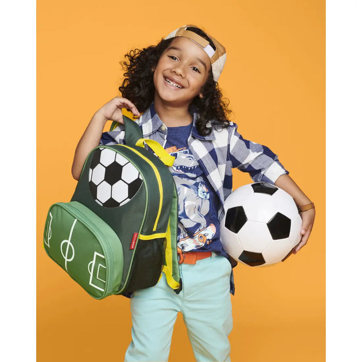 Skip Hop Spark Style Little Kid Backpack (Soccer Football)