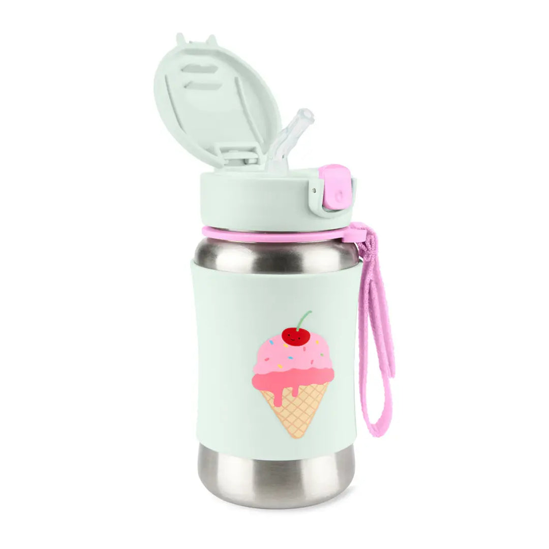 Skip Hop Spark Style Stainless Steel Bottle (Ice Cream)