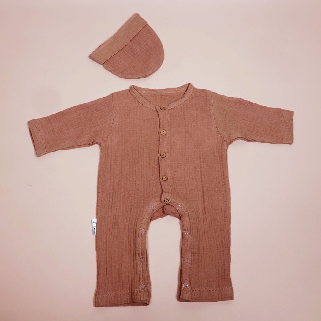La Plume Newborn Organic Baby Romper