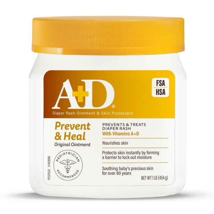 A+D Prevent + Heal Diaper Rash Ointment