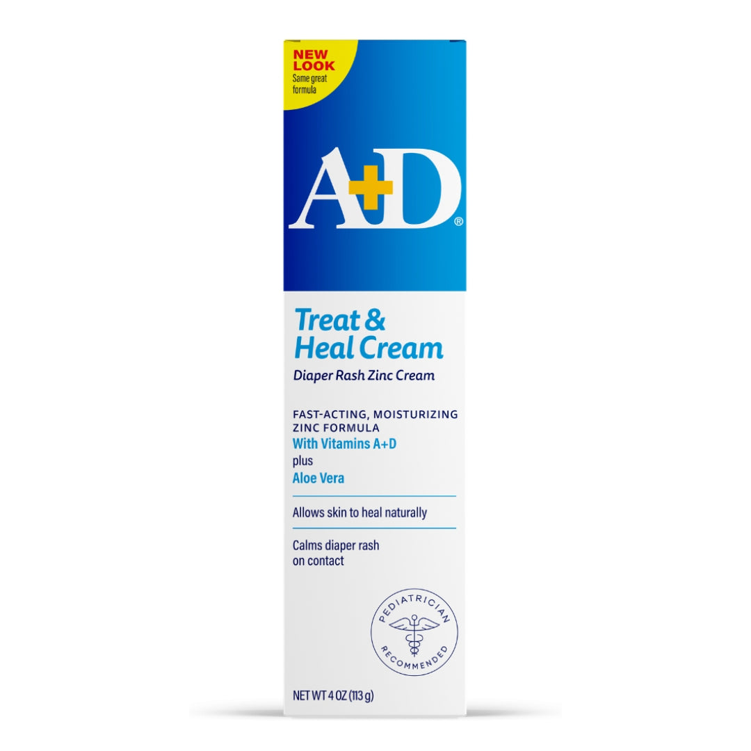 A+D Treat &amp; Heal Diaper Rash Ointment (113g)