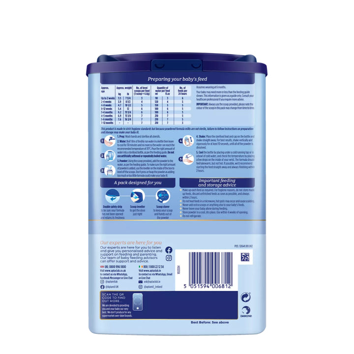 Aptamil 1 First Infant Milk (From Birth) (800g)