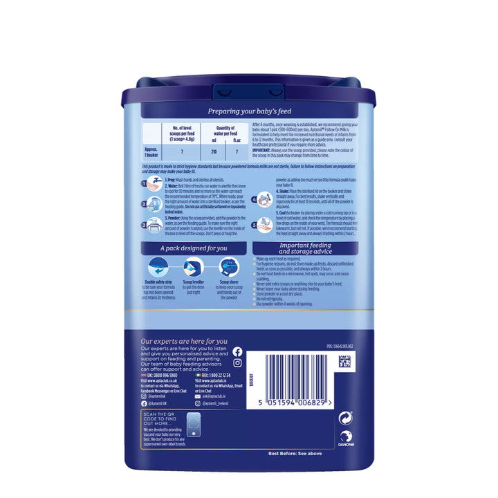 Aptamil 2 Follow On Milk (6-12 Months) (800g)